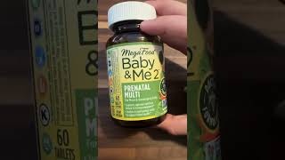 Megafood Baby amp Me 2 prenatal vitamin evidence based review Just need to add DHAOmega3 pregnancy [upl. by Ariajay299]