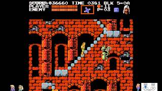 【FC】Castlevania III Draculas Curse No Death Clear [upl. by Akcire]