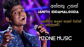 Janith Iddamalgoda  Ansathu Unath Song  Heart Touching Love Story Video Edit by Mzone Music [upl. by Betsy]