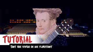 Tutorial Tant que vivrai en âge florissant [upl. by Anhavas557]