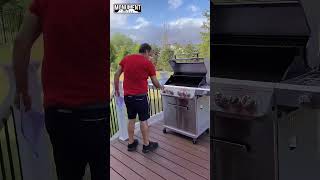 Mesa 415BZ unboxing moments Let it bring you more grilling joy monumentgrills homemadefood [upl. by Tnomyar272]