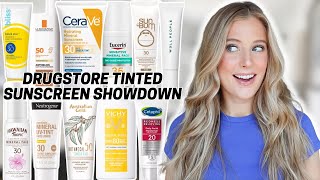 I Found the BEST Drugstore Tinted Sunscreen Drugstore Tinted Sunscreen Showdown [upl. by Naret]