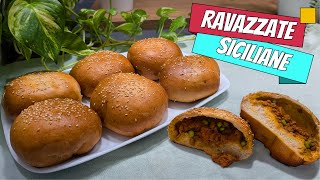 RAVAZZATE PALERMITANE la ricetta originale dello street food SICILIANO [upl. by Aluin]