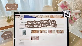 2023 NOTION TUTORIAL 💡📔 notion book and reading tracker [upl. by Karalee483]