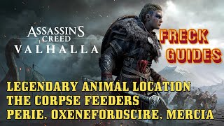 AC Valhalla Legendary Animal Location The Corpse Feeders Perie Oxenefordscire Mercia [upl. by Shinberg]