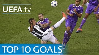 UEFA Champions League 201617  Top ten goals [upl. by Molohs647]