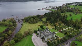 Inverary castle  Stunning birds eye view [upl. by Mattias]