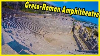 GrecoRoman Amphitheatre Myra Turkey Review 2018 Demre TurkeyAncient Myra [upl. by Yalonda]