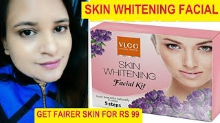 VLCC SKIN WHITENING FACIAL Step By Step For Fairer amp Glowy Skin [upl. by Akeemaj138]