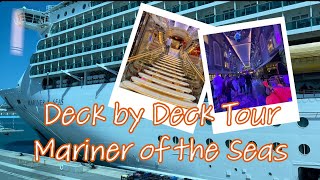 Royal Caribbean Mariner of the Seas Full Ship Tour  Deck by Deck  Cruise to Bahamas from Canaveral [upl. by Ulda616]