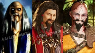 SHANG TSUNG Evolution Skins Costumes MK1  MK1 Mortal Kombat 1 [upl. by Acirretahs]