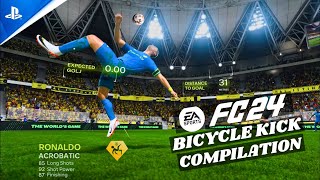 EA FC 24  Bicycle Kick Goals Compilation 1  PS5™ 4K60 [upl. by Hogle361]