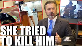 Hidden Camera Catches Wife of Air Force Husband Poisoning his Coffee  Criminal Lawyer Reacts [upl. by Haidadej23]