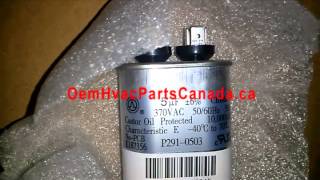 Run Capacitor 5 MFD  Single Capacitor 370 Volts [upl. by Hudson238]