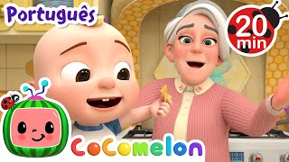 Massa Massa 🍝✨  CocoMelon 🍉😁  Moonbug Kids  Músicas Infantis em Português [upl. by Asilehs]