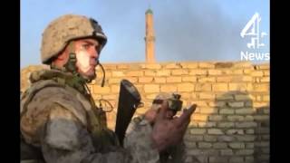 US Marines Still Battling to Secure Fallujah 2004 [upl. by Lull361]