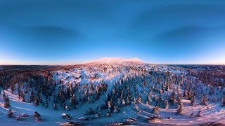 360 video  SkiStar Scandinavian skiing in VR [upl. by Miltie]