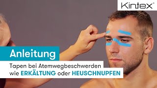 Tapen bei Atemwegsbeschwerden  Kintex® Anleitung zum Kinesiologie Tapen [upl. by Akcinehs]