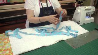 How To Bind a Quilt on a Sewing Machine with Jenny Doan of Missouri Star Instructional Video [upl. by Nosimaj]