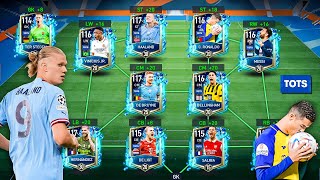 I Made The Best Ever TOTS Team Of The Season Squad FIFA Mobile 23 [upl. by Naujik]