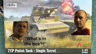 IBG models 135 scale 7TP polish Tank unboxing [upl. by Eslehc]