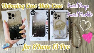 CaseMate Case iPhone 13 Pro  Karat Onyx amp Karat Marble  phone charm  Review amp Try On Indonesia [upl. by Aneen]