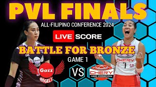 Petrogazz vs Chery Tiggo Battle for Bronze Game 1  Pvl AllFilipino 2024 Live Scoreboard [upl. by Anoirb132]