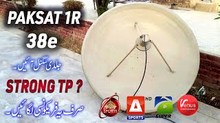 Paksat 38e Strong TP 2024  Paksat Frequency 2024  Paksat 38e C Band 4 feet Dish Setting Tech Tube [upl. by Niran368]