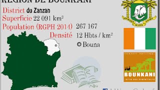 Districts et Régions de Côte dIvoire [upl. by Anned]