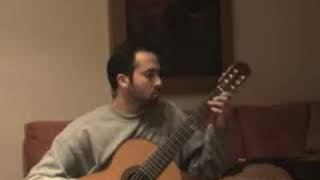 GA Brescianello Gigue from partita IX Classical Guitar [upl. by Anyad]