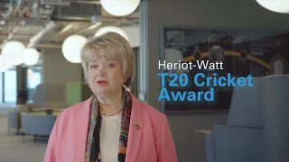 Introducing HeriotWatt T20 Cricket Award [upl. by Koetke]