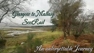 Slow travel Scotland Glasgow to Mallaig on ScotRail through the Lowlands amp Highlands [upl. by Suiradel]