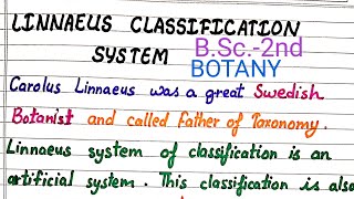 Carolus Linnaeus  Classification of plant  24 classes of Carolus Linnaeus  BSc 2nd  BOTANY [upl. by Aiza]