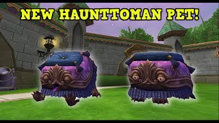 Wizard101  NEW HAUNTTOMAN PET [upl. by Idihc141]