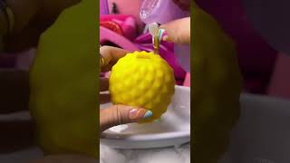 Pineapple ice roller tool to reduce pores and minimize pore size asmr pores skincareroutine [upl. by Ammon649]