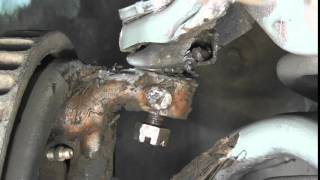 69 chevelle control arm removal without fork [upl. by Gabbey]