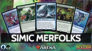 🔵🟢 Simic Merfolks  MTG Arena  Explorer  BO3  The Lost Caverns of Ixalan [upl. by Lillis]