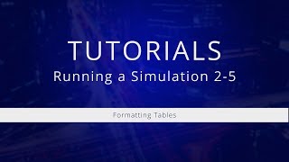 Tutorial 25  Formatting Tables [upl. by Suoinuj]