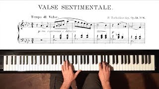 Tchaikovsky “Valse Sentimentale” P Barton FEURICH 218 piano [upl. by Nordine930]