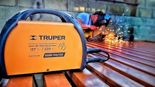 SOLDADORA TRUPER SOIN 110130 BIVOLTAJE welding machine truper soin110130 [upl. by Daggna560]