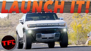 I Test the 9200 Pound Hummer EV From 060 and Scare Myself [upl. by Lindsey]