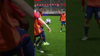 ⚽Cagliari vs Roma Serie ADuell in FC24 🎮⚽ shorts fc24 fifa24 007 [upl. by Gibbie46]