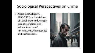 Crime theories 2024 Functionalism [upl. by Eriuqs]