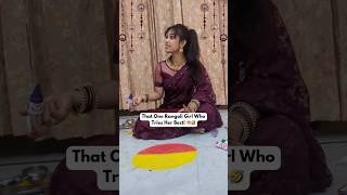 Rangoli ek art hai art rangoli funny diwali youtubefeed [upl. by Ramses]