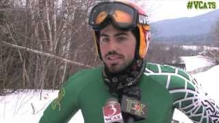 Skiing Vermont Carnival  Giant Slalom 11014 [upl. by Ilecara990]