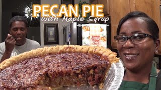 Pecan Pie  Maple Syrup  Classic Holiday Dessert  EasyPeasyampGood [upl. by Harbed797]