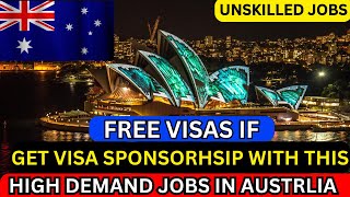 AUSTRALIA JOBS FOR VISA SPONSORSHIP 2024  HIGH DEMAND JOBS in Australia 2024 [upl. by Pudens596]