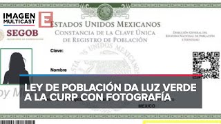 ¿CURP con fotografía Senado lo avala y será documento oficial [upl. by Emlynn792]