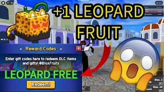 FREE LEOPARD FRUIT CODE BLOXFRUITS OP  ROBLOX [upl. by Crowe]