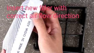 Acura MDX 2015 Cabin Air Filter Replacement works for MDX 2014 [upl. by Nanda890]